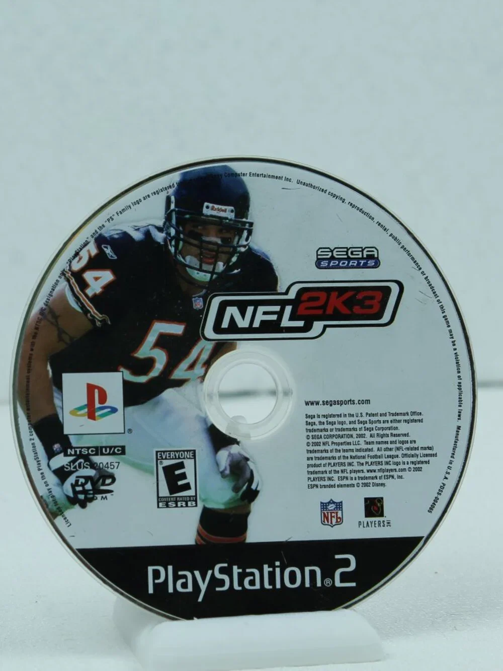NFL 2K3 (Sony PlayStation 2, 2002) PS2 CIB - Complete w/ Manual Clean Disc
